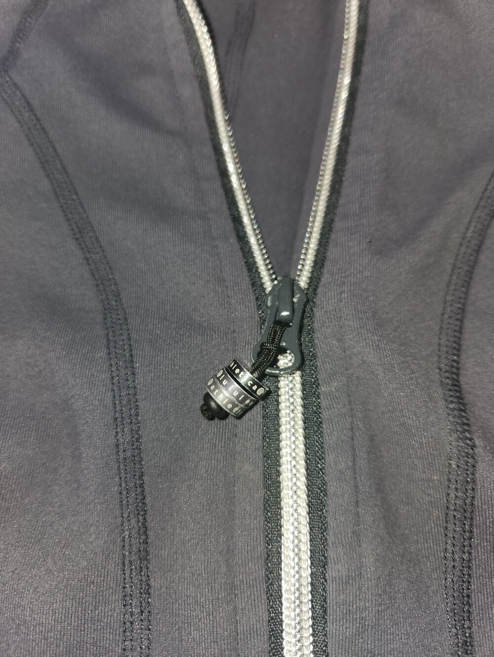 Lululemon Yogi Dance Gray Ruffle Jacket - Picture 2 of 6